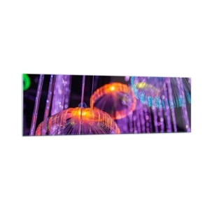 Schilderen op glas - Lichte fontein - 160x50 cm