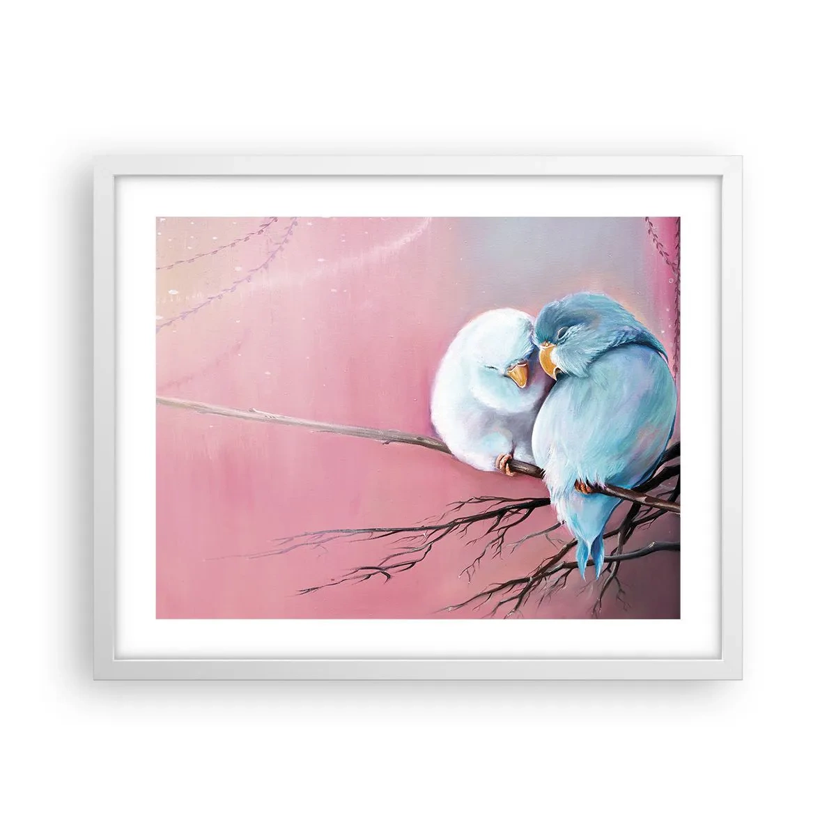 Poster in een witte lijst - Wat kan ik hier toevoegen? ... - 50x40 cm