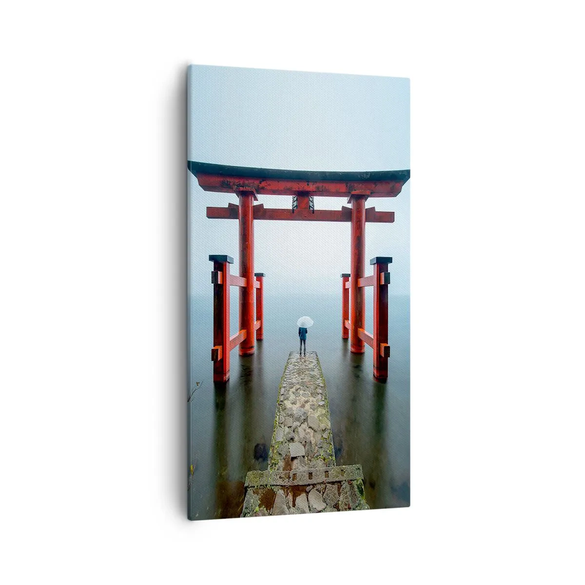 Schilderen op canvas - Japanse mijmering - 55x100 cm