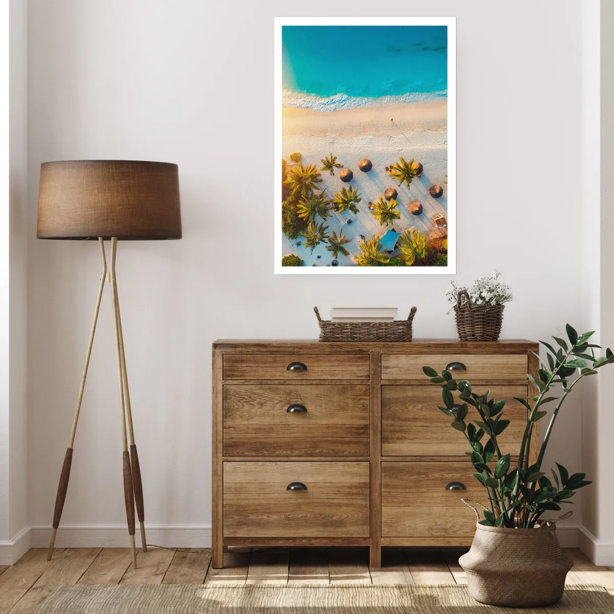 Poster - Welkom in het paradijs - 70x100 cm