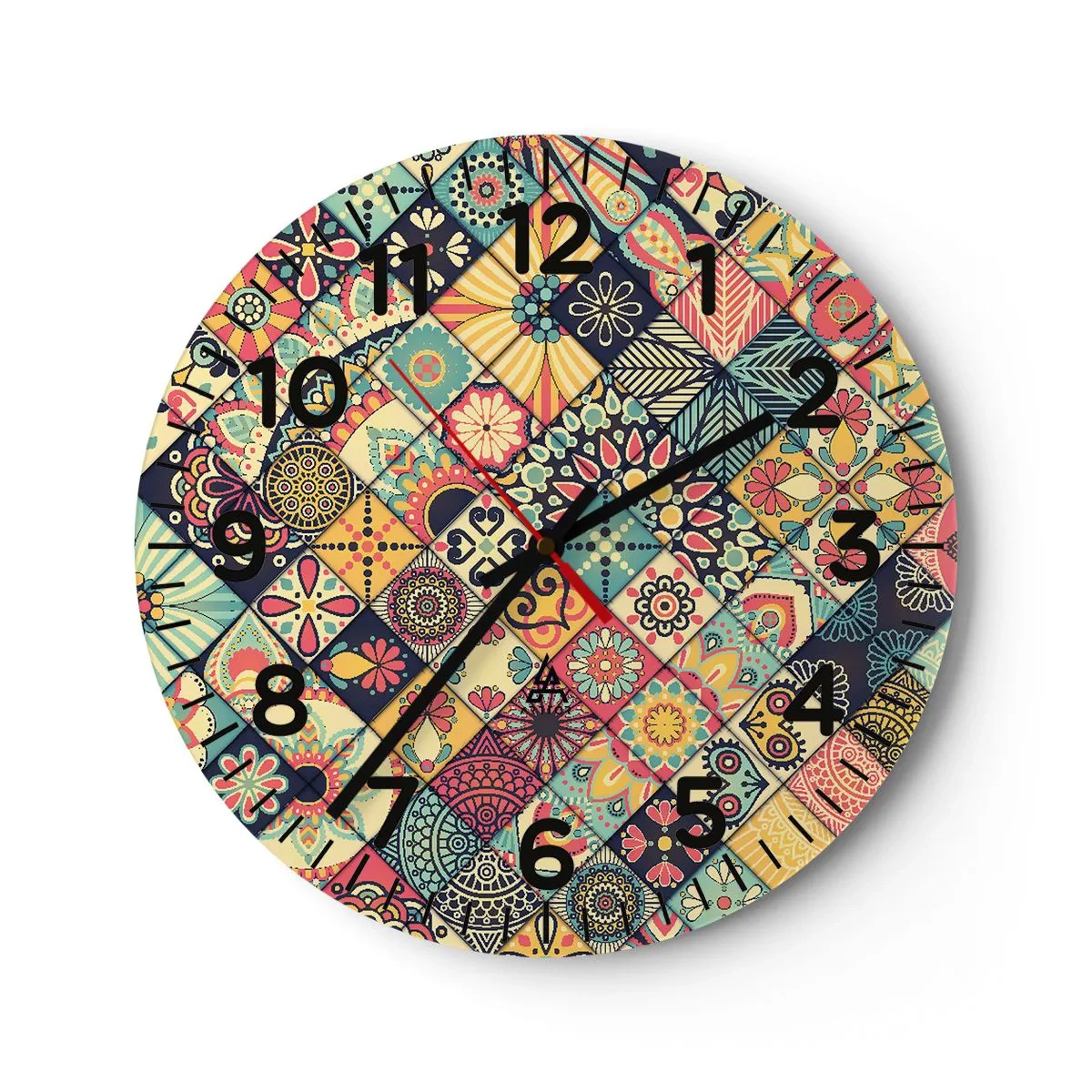 Wandklok - Klok - Marokkaanse sfeer - 30x30 cm