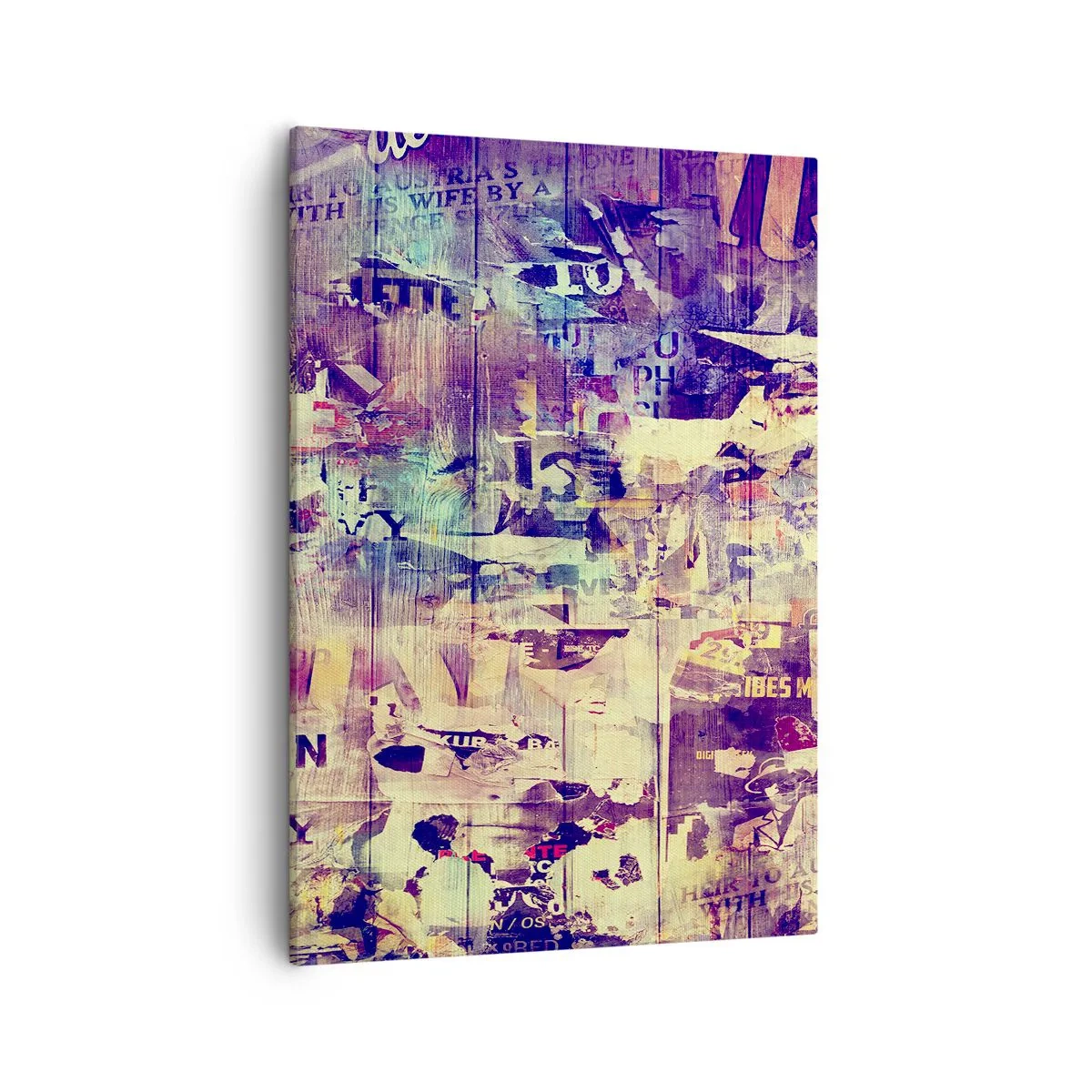 Schilderen op canvas - En dat is alles wat er zal blijven - 50x70 cm