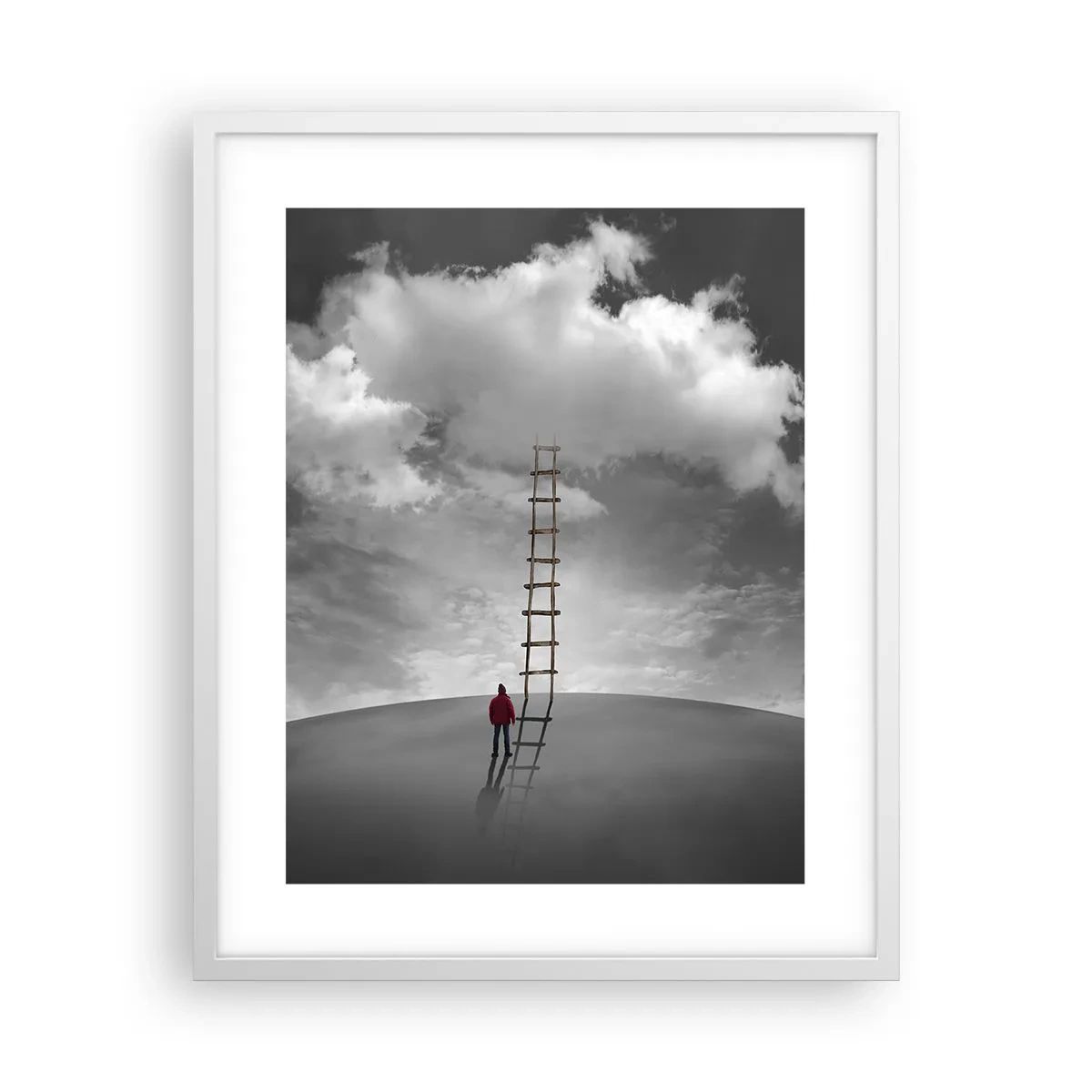 Poster in een witte lijst - Alles is mogelijk - 40x50 cm