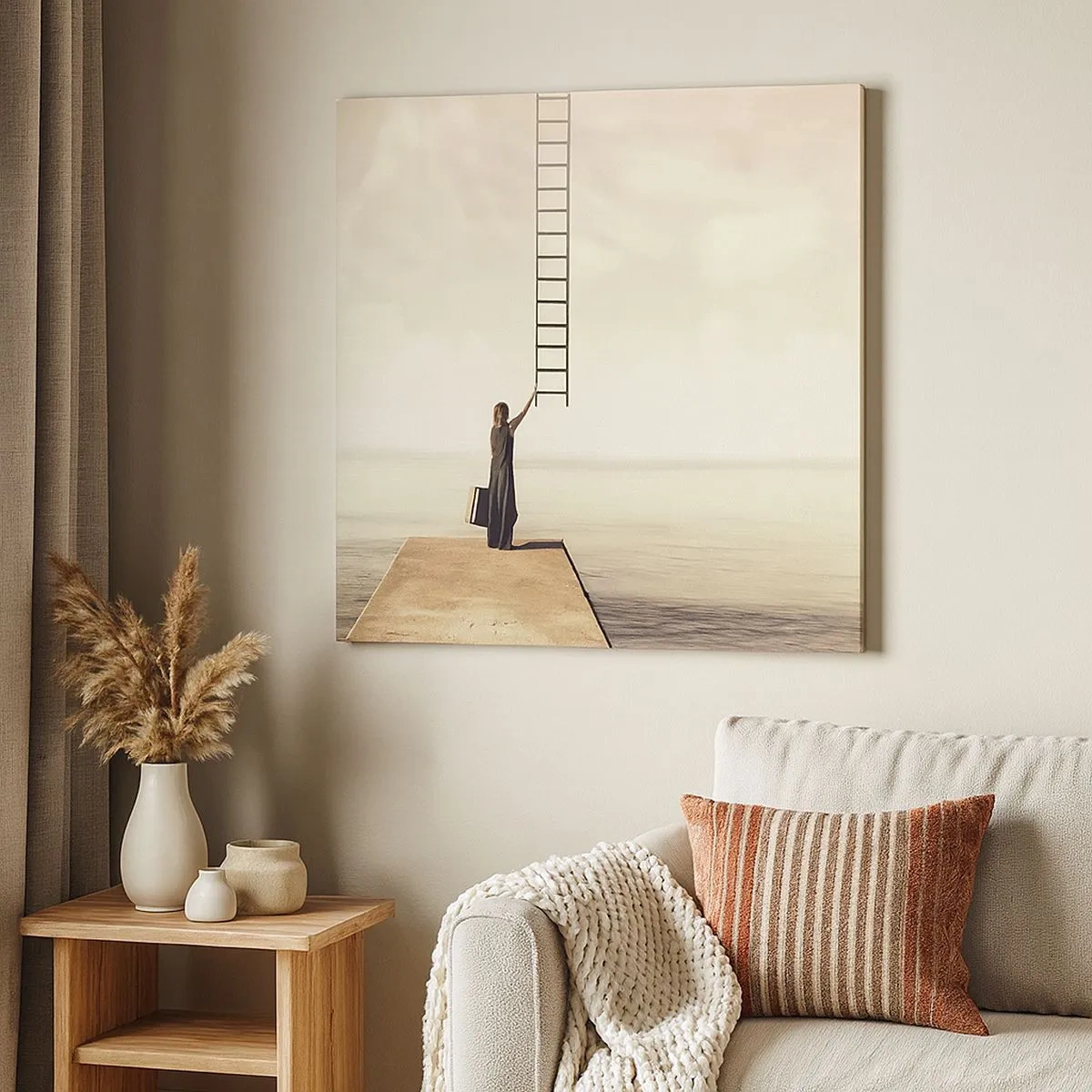 Schilderen op canvas - Een magische reis - 30x30 cm