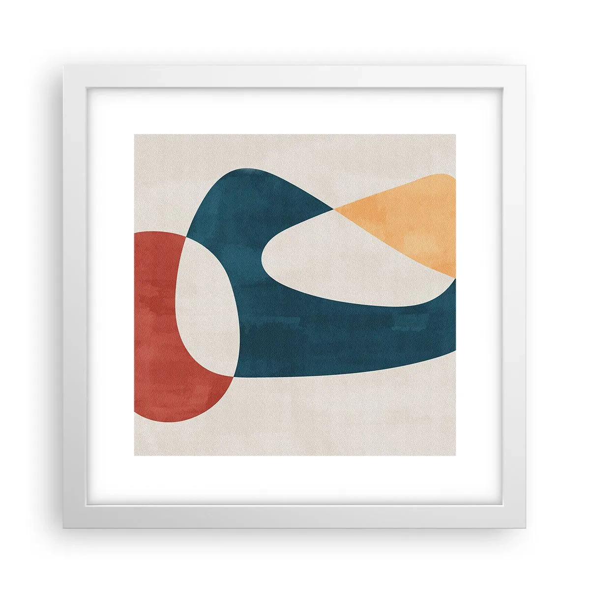Poster in een witte lijst - Invloeden en metamorfoses - 30x30 cm