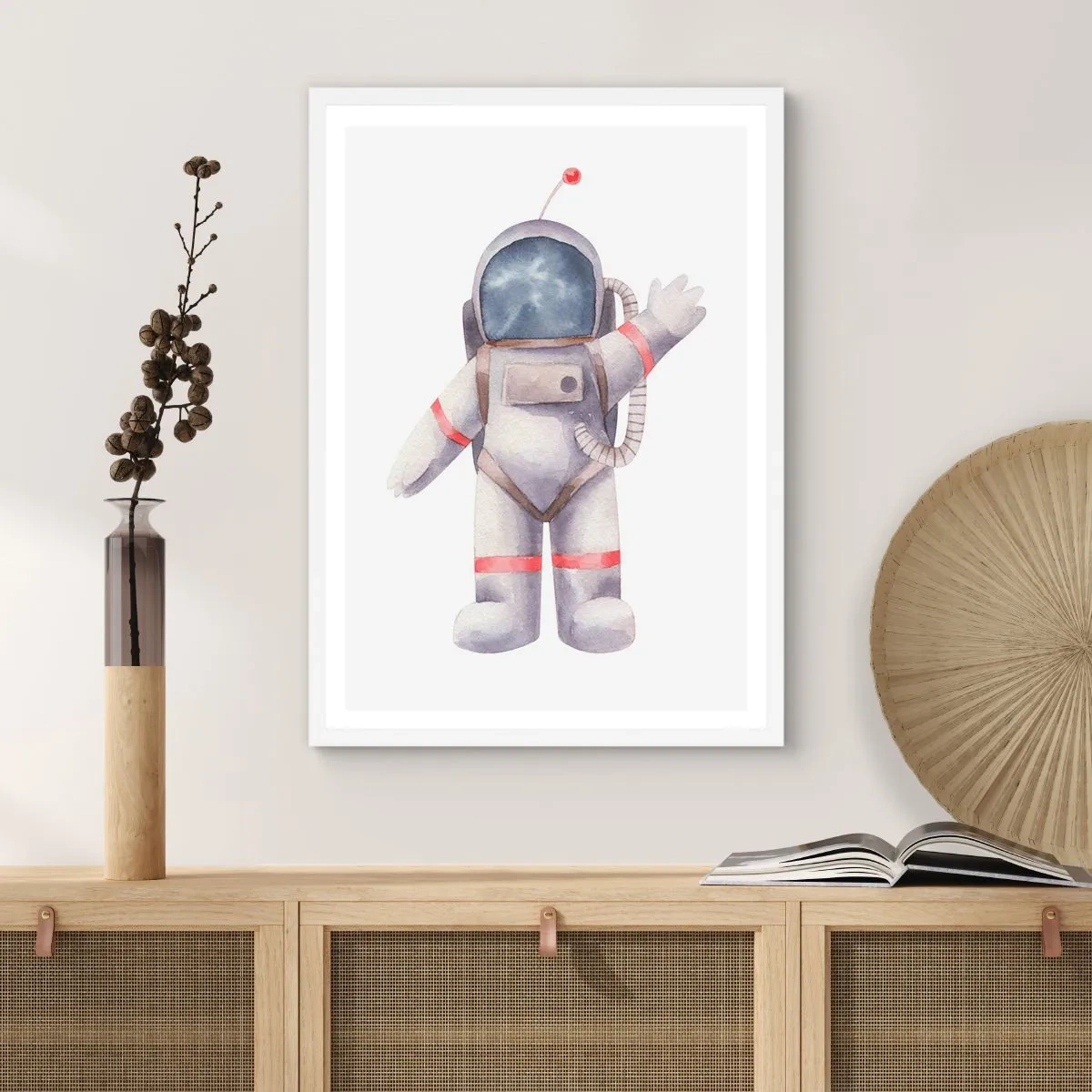 Poster in een witte lijst - Tot ziens! - 30x40 cm