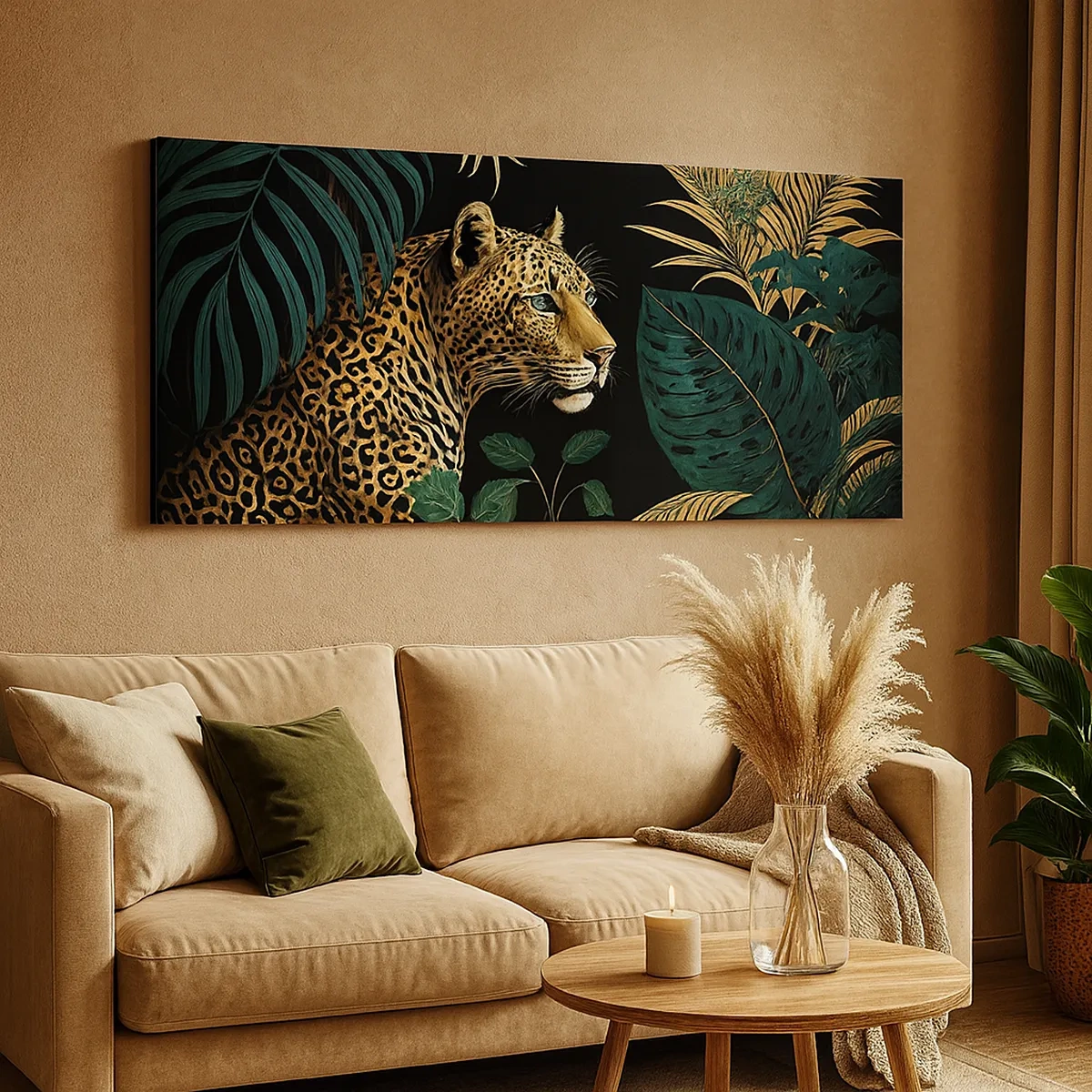 Schilderen op canvas - Een gastheer in de jungle - 30x30 cm