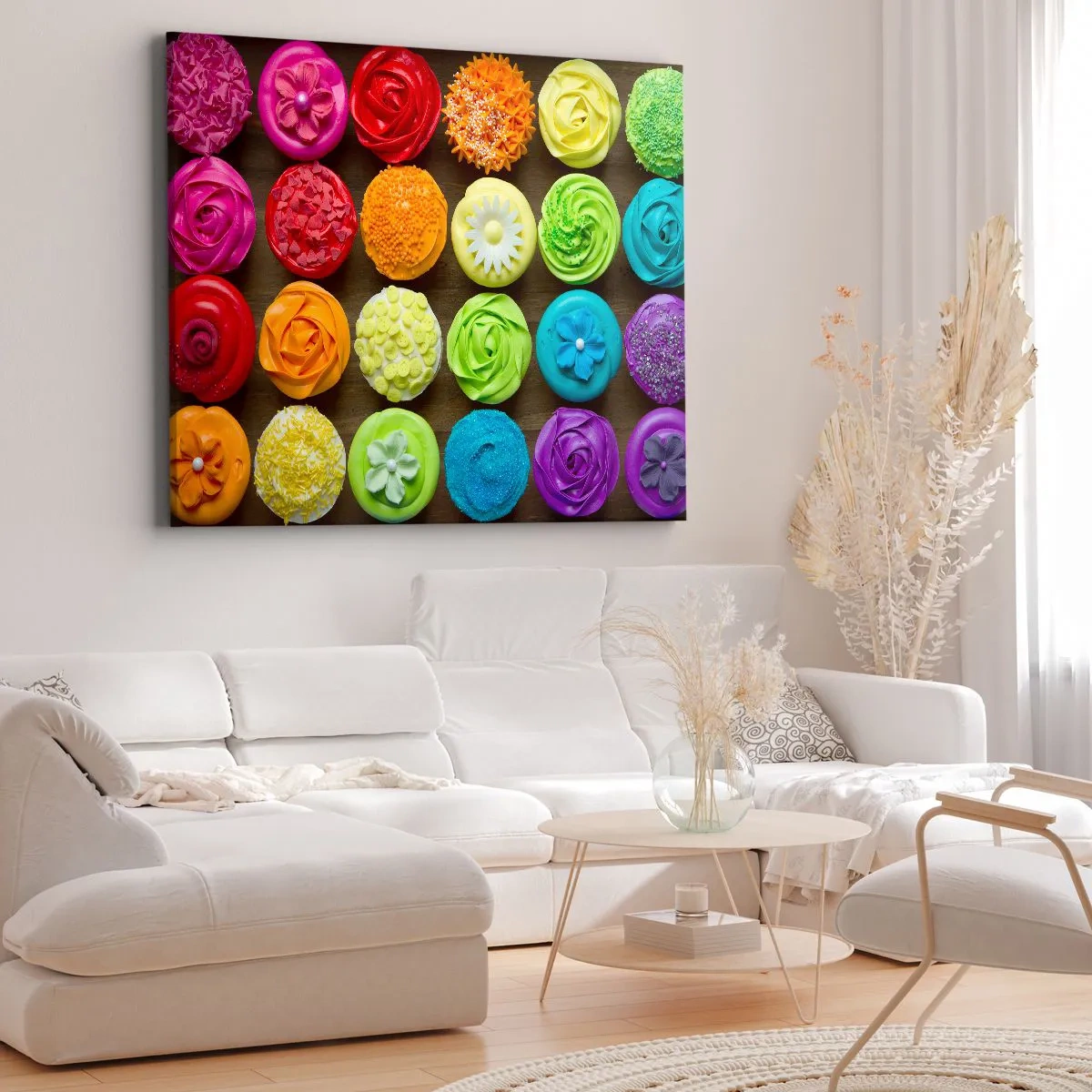 Schilderen op canvas - Elk anders - allemaal lekker  - 120x80 cm