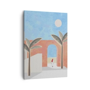 Schilderen op canvas - Arabische dag - 50x70 cm