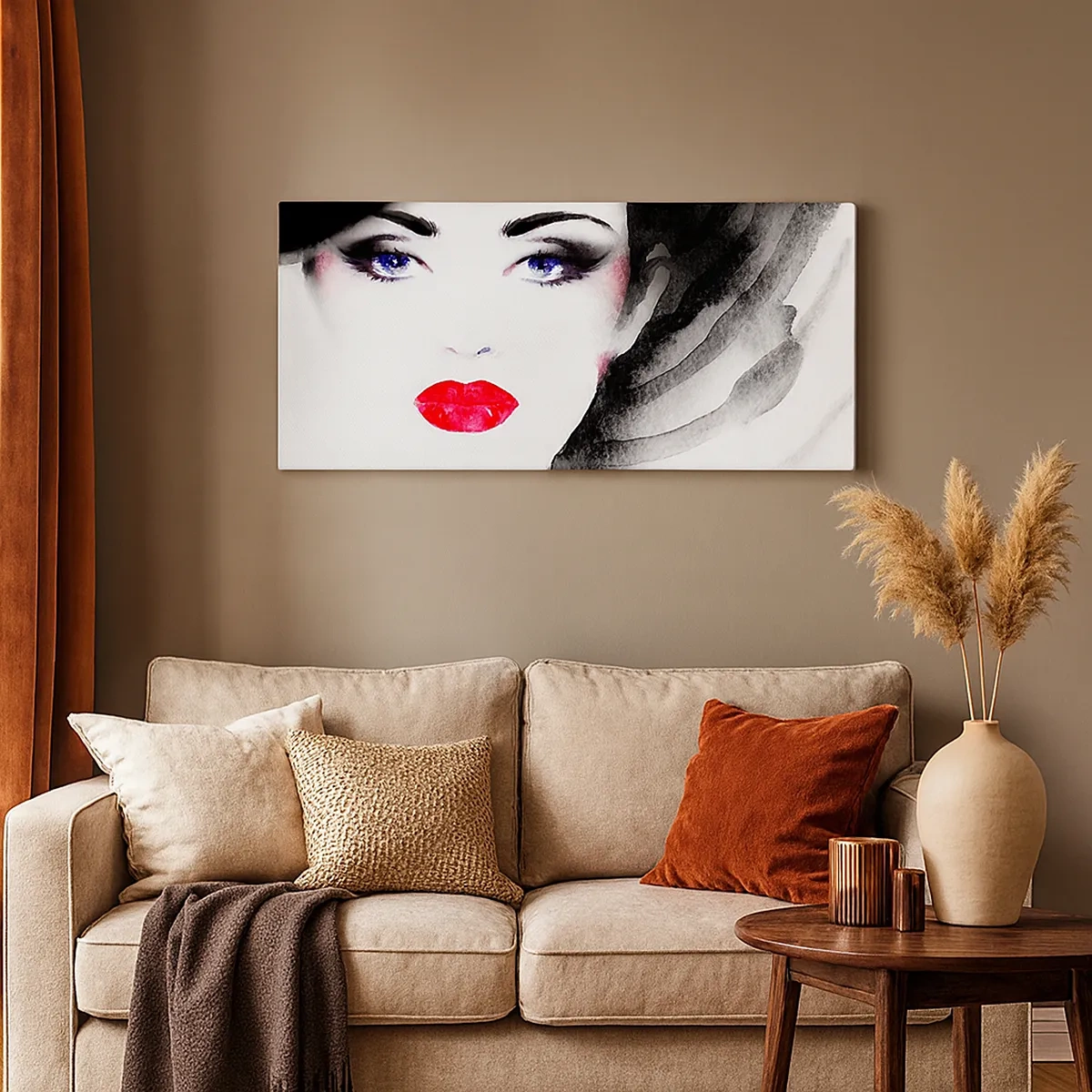 Schilderen op canvas - Hij duwt terug en roept - 30x30 cm