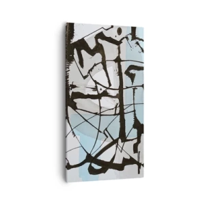 Schilderen op canvas - Toch blauw - 55x100 cm