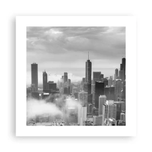 Poster - Amerikaans landschap - 40x40 cm