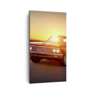 Schilderen op canvas - Verlangen is rood - 45x80 cm