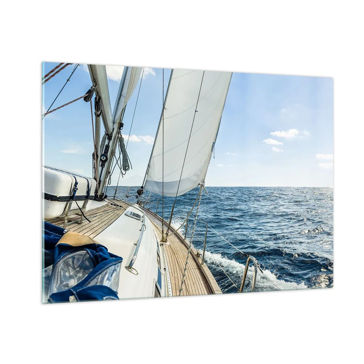 Schilderen op glas - Ahoi, avontuur - 100x70 cm