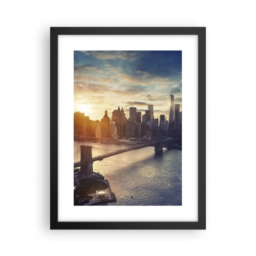 Poster in een zwarte lijst - Westers cultuurmonument - 30x40 cm