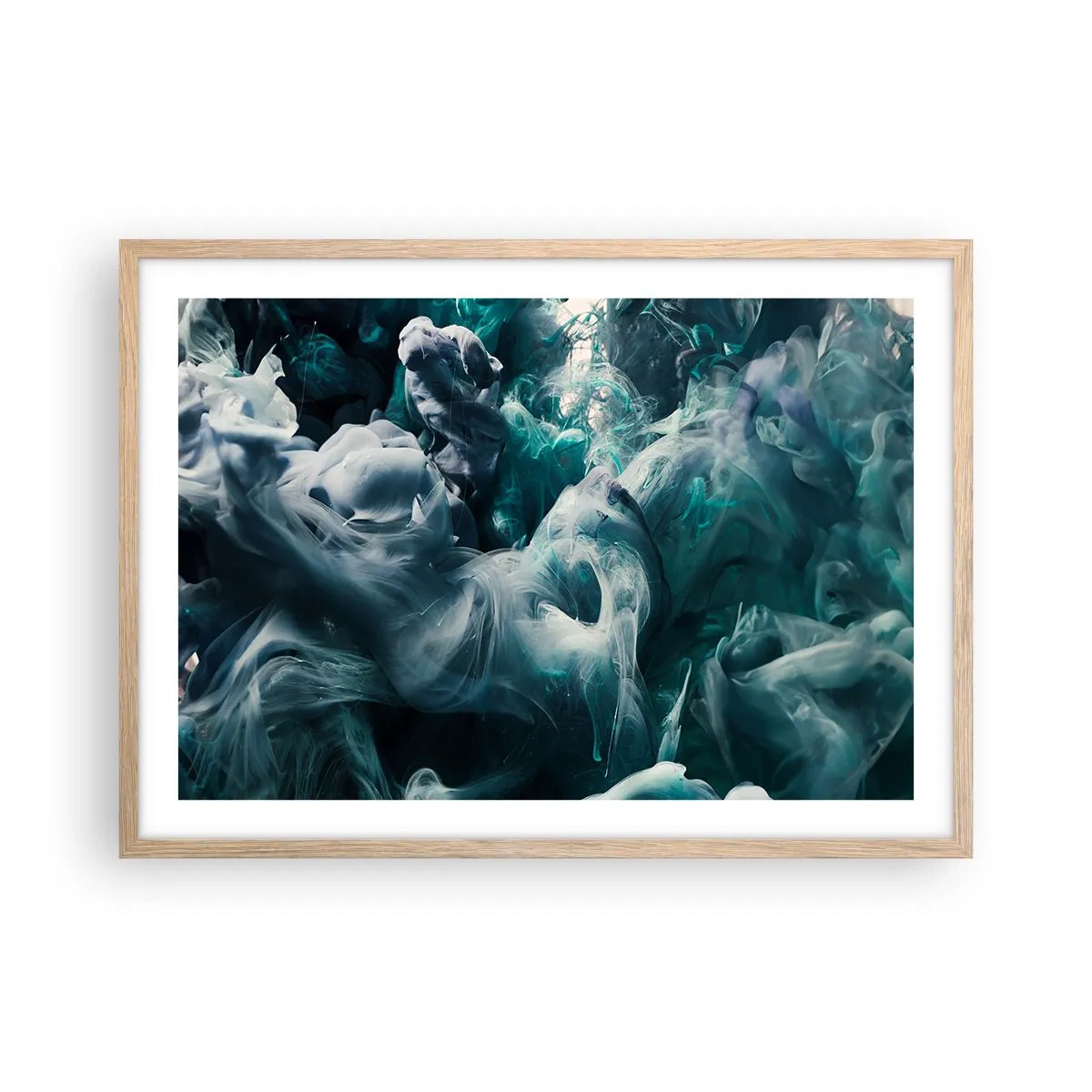 Een poster in een licht eiken lijst - De nobele kilheid van steen - 70x50 cm