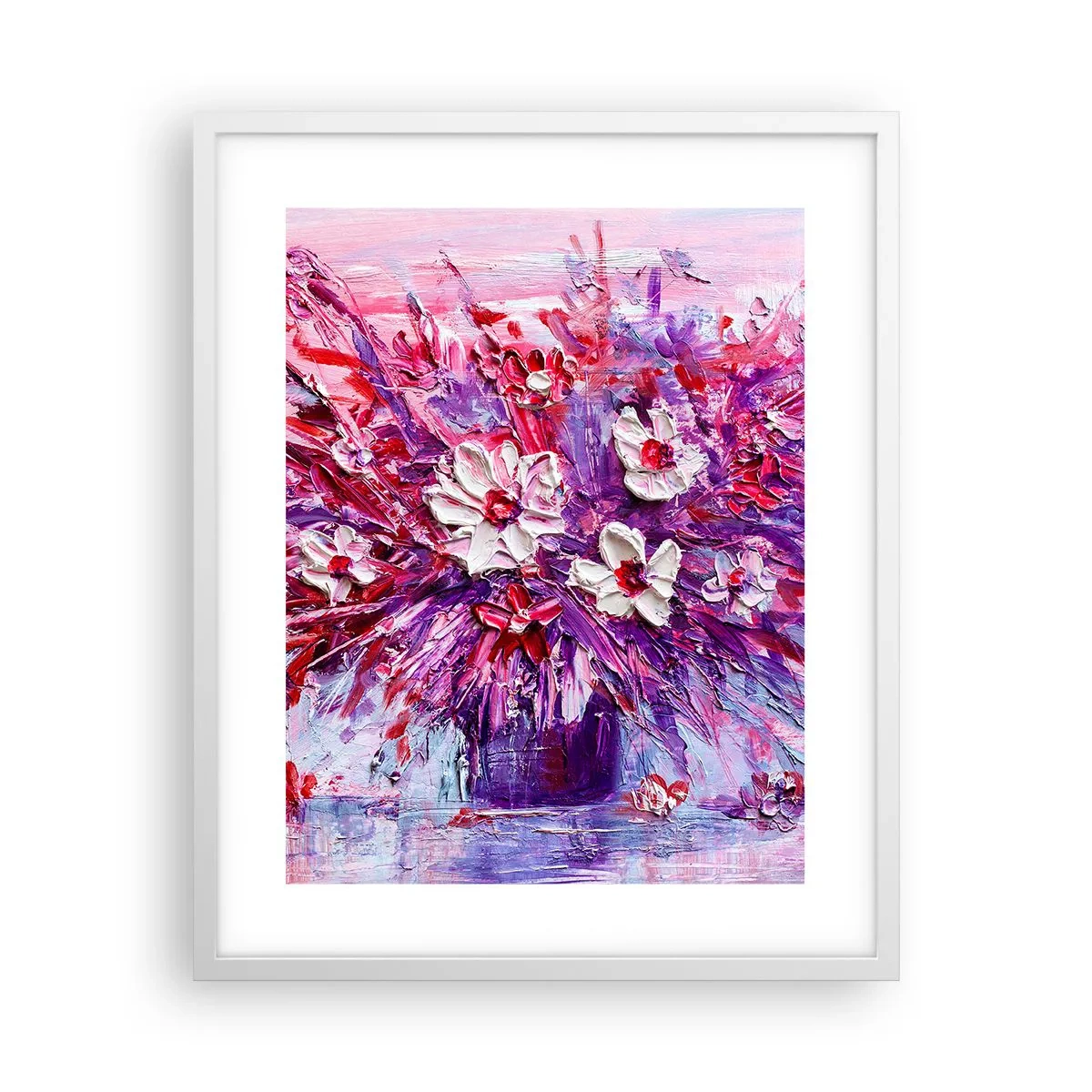 Poster in een witte lijst - Onschuld en passie - 40x50 cm