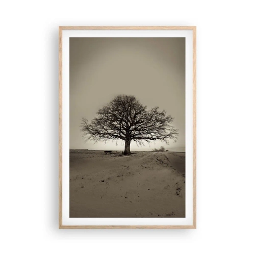 Een poster in een licht eiken lijst - Van hier tot in de eeuwigheid - 61x91 cm