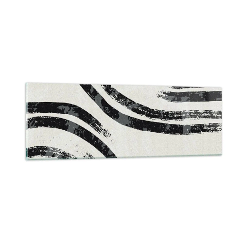 Schilderen op glas - Half gestopt - 90x30 cm