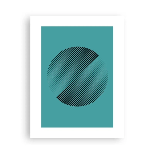 Poster - Cirkel – een geometrische variatie - 30x40 cm