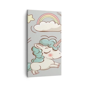 Schilderen op canvas - Ze bestaan ​​zeker... - 45x80 cm