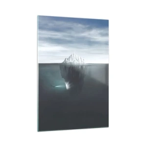 Schilderen op glas - Onderwater mysterie - 70x100 cm
