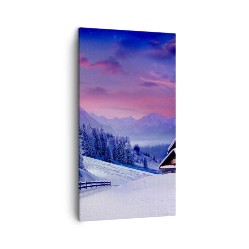 Schilderen op canvas - Stille nacht - 45x80 cm