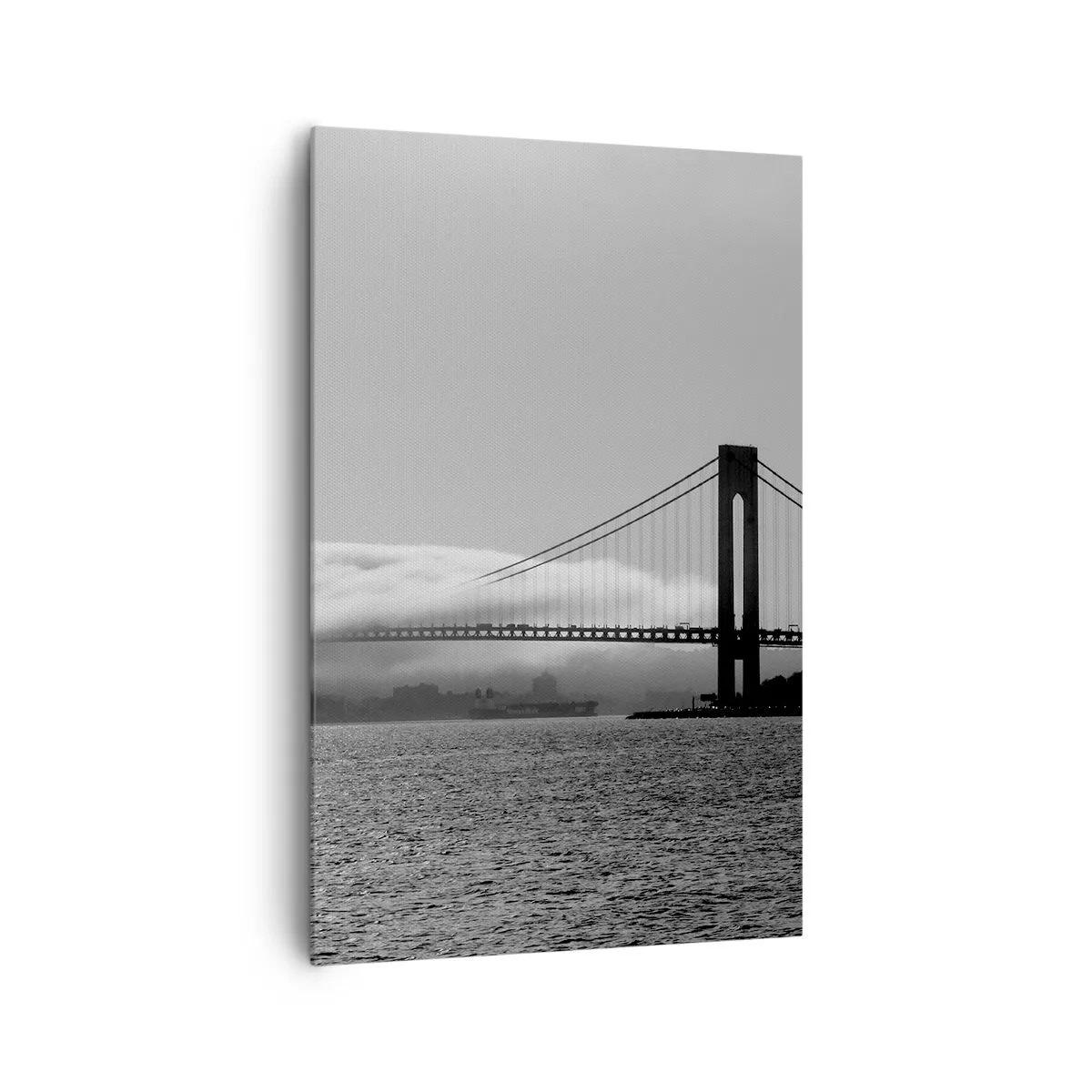 Schilderen op canvas - Vaar door de Golden Gates - 80x120 cm