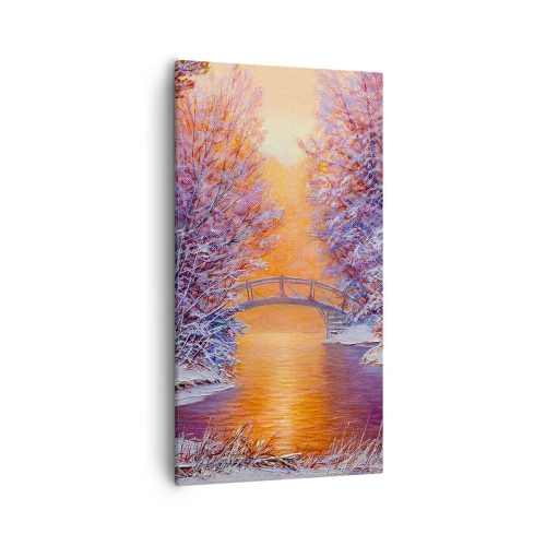 Schilderen op canvas - Laten we elkaar hier ontmoeten - 55x100 cm