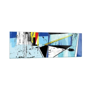 Schilderen op glas - Bekijk de wereld vanuit een bepaalde hoek... - 160x50 cm