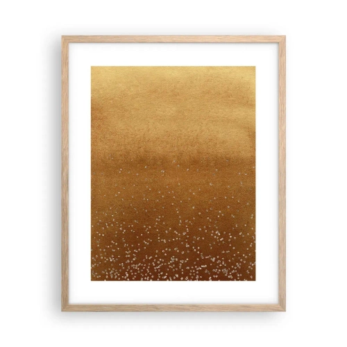 Een poster in een licht eiken lijst - De geboorte van het licht - 40x50 cm