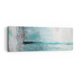 Schilderen op canvas - Horizontaal in blauw - 90x30 cm