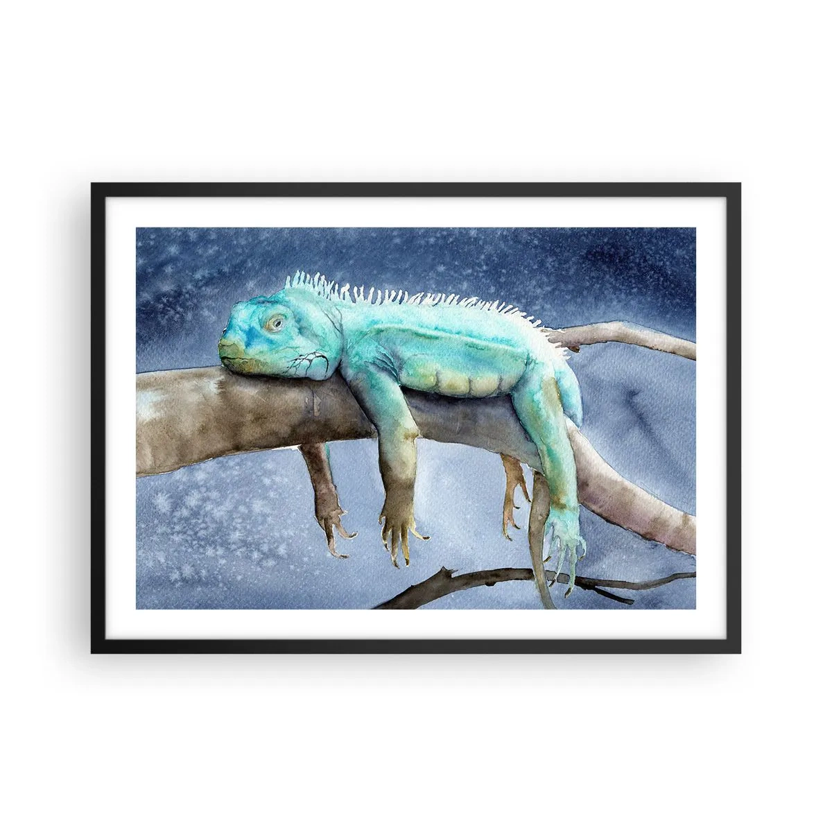 Poster in een zwarte lijst - Het is goed! - 70x50 cm