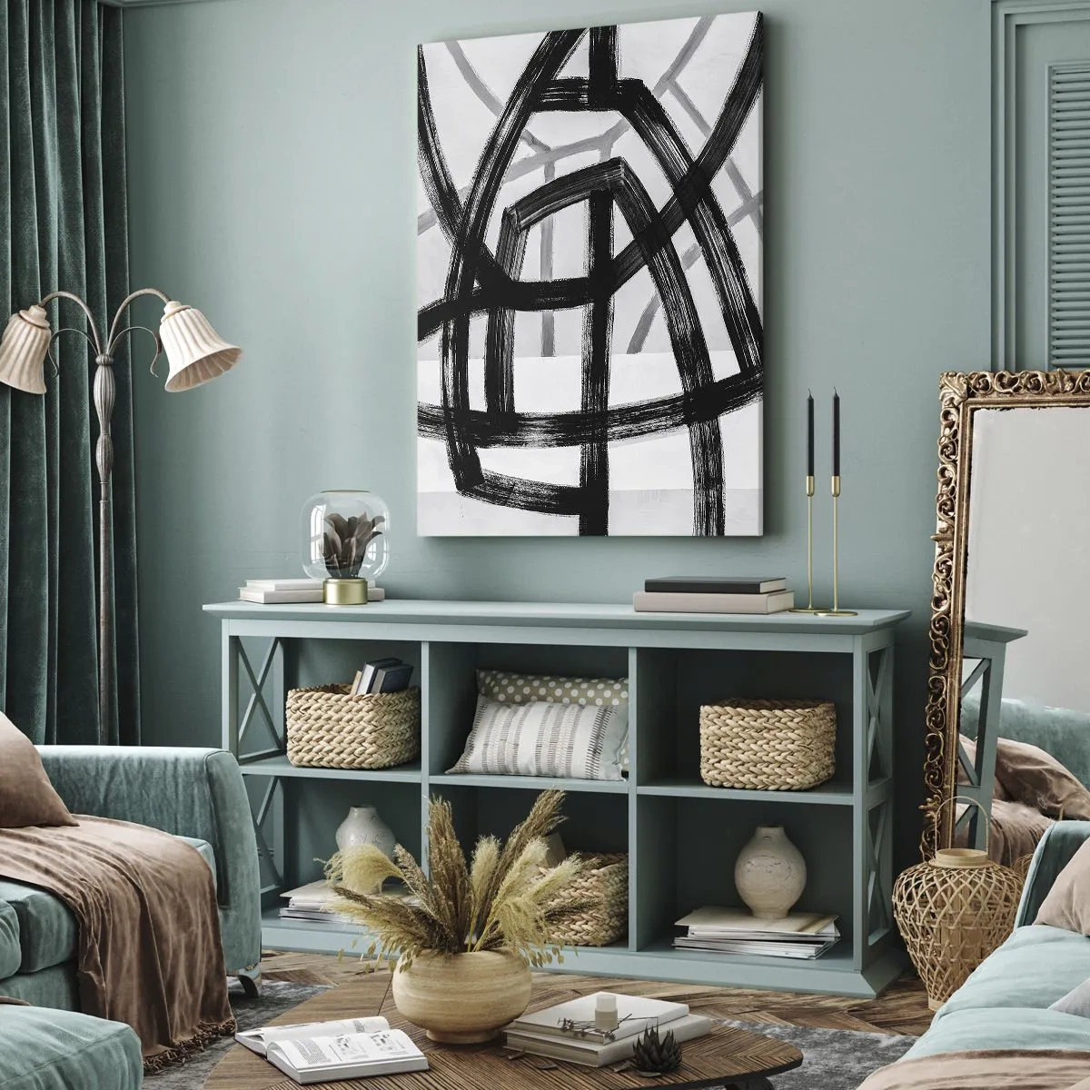 Schilderen op canvas - Diepte opbouwen - 45x80 cm