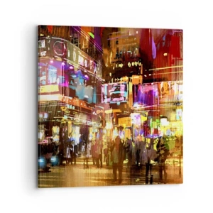 Schilderen op canvas - In een zee van licht - 70x70 cm