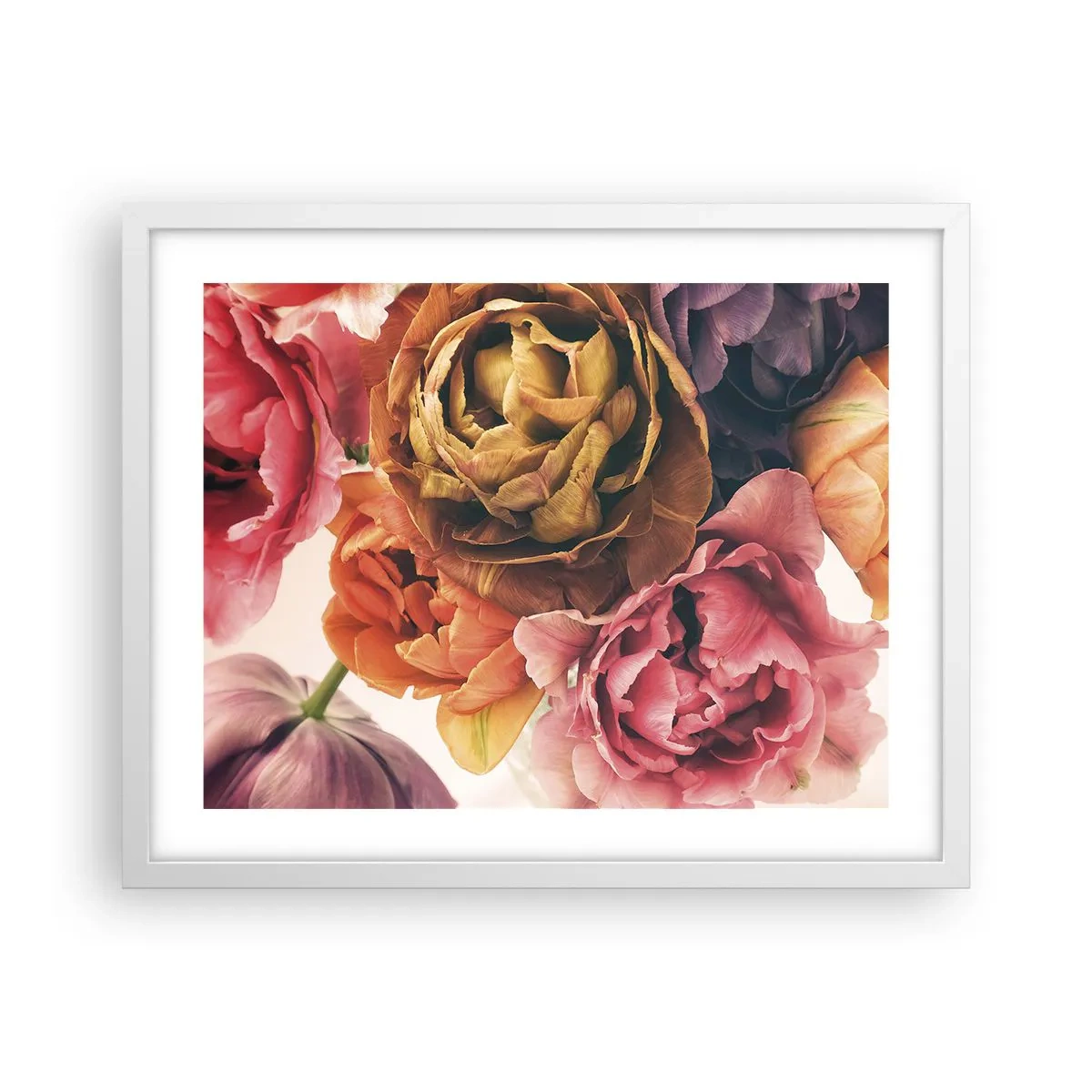 Poster in een witte lijst - Een viering van het leven - 50x40 cm