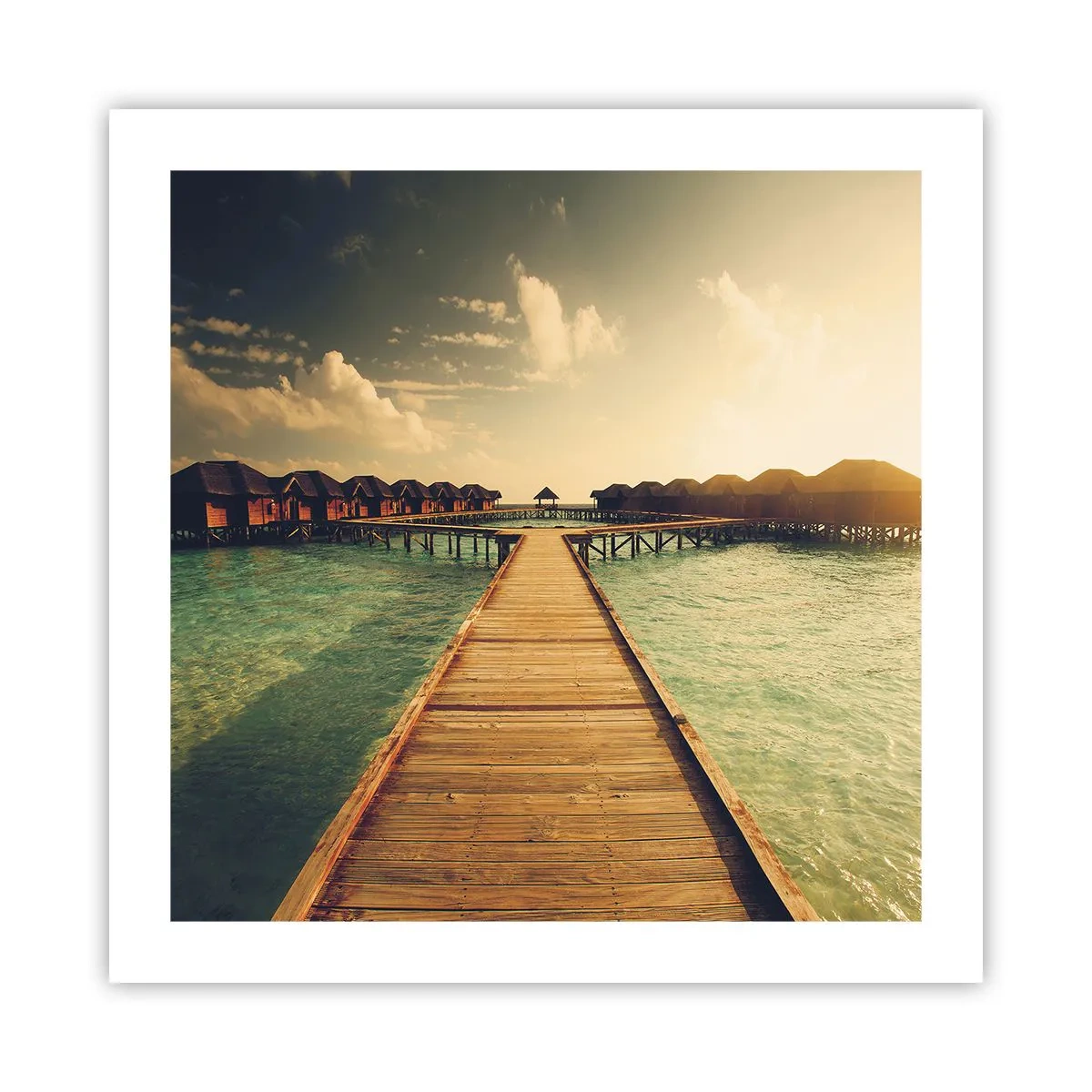 Poster - Een warme uitnodiging - 50x50 cm