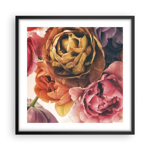 Poster in een zwarte lijst - Een viering van het leven - 50x50 cm