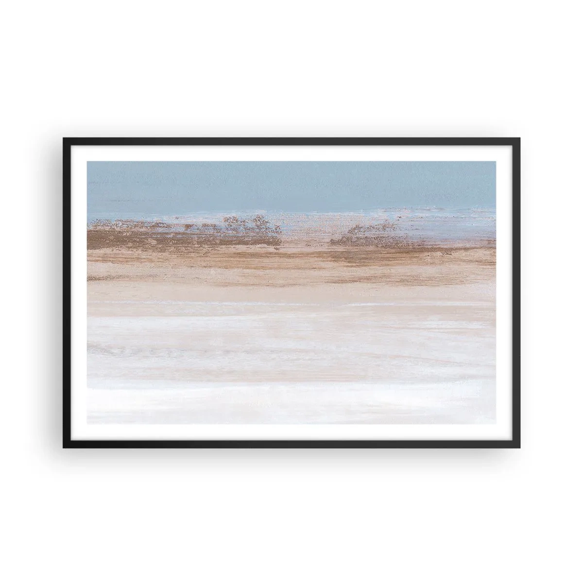 Poster in een zwarte lijst - Dubbelzinnig landschap - 91x61 cm
