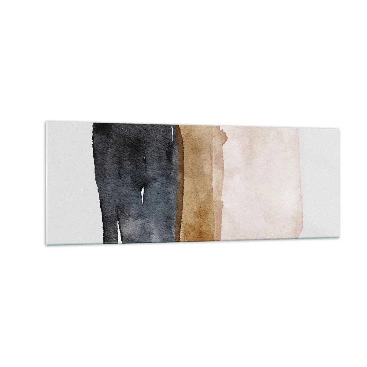 Schilderen op glas - De samenstelling van de kleuren van de aarde - 140x50 cm