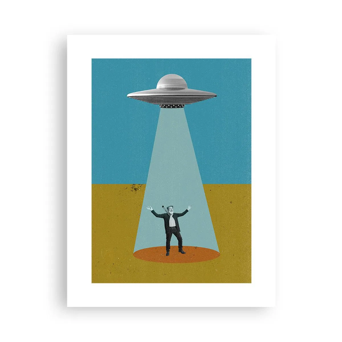 Poster - Een nauwe ontmoeting - 30x40 cm