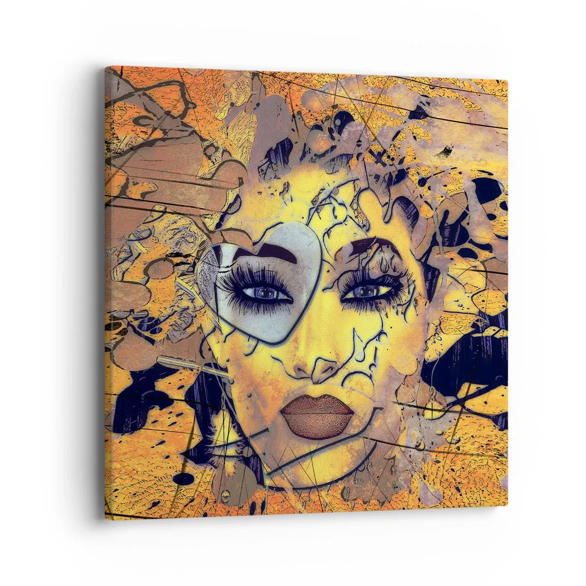 Schilderen op canvas - Zonnige schoonheid - 40x40 cm