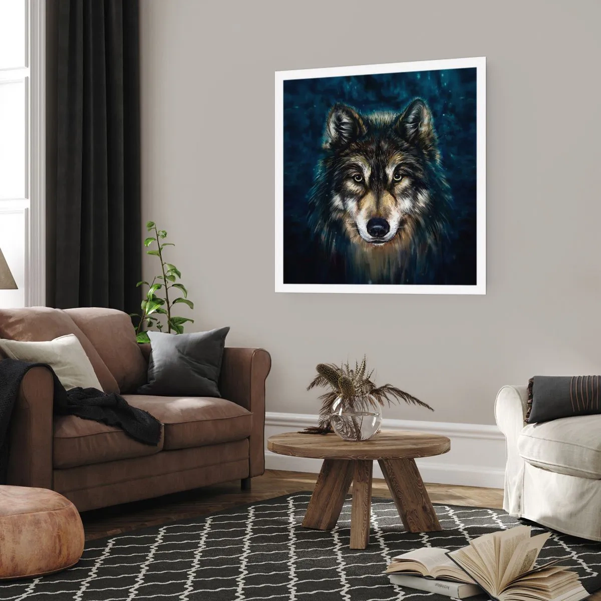 Poster - Alfa? en omega - 40x40 cm