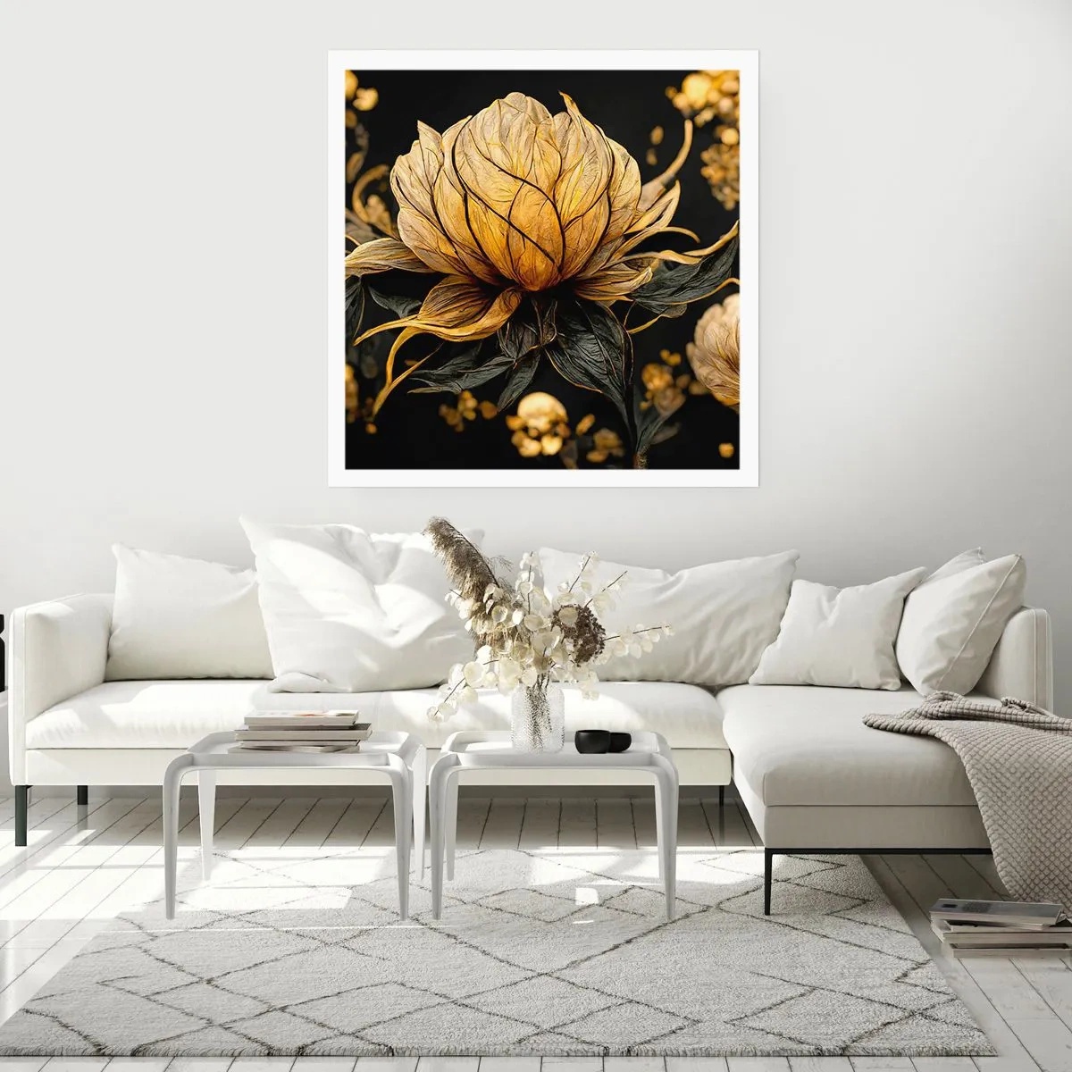 Poster - Subtiele kwetsbaarheid - 40x40 cm