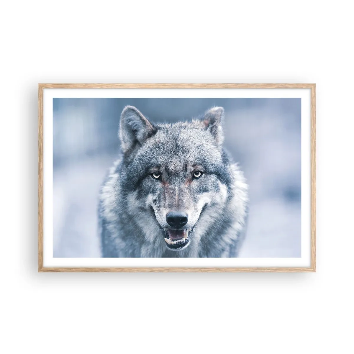 Een poster in een licht eiken lijst - Ga jij de uitdaging aan? - 91x61 cm