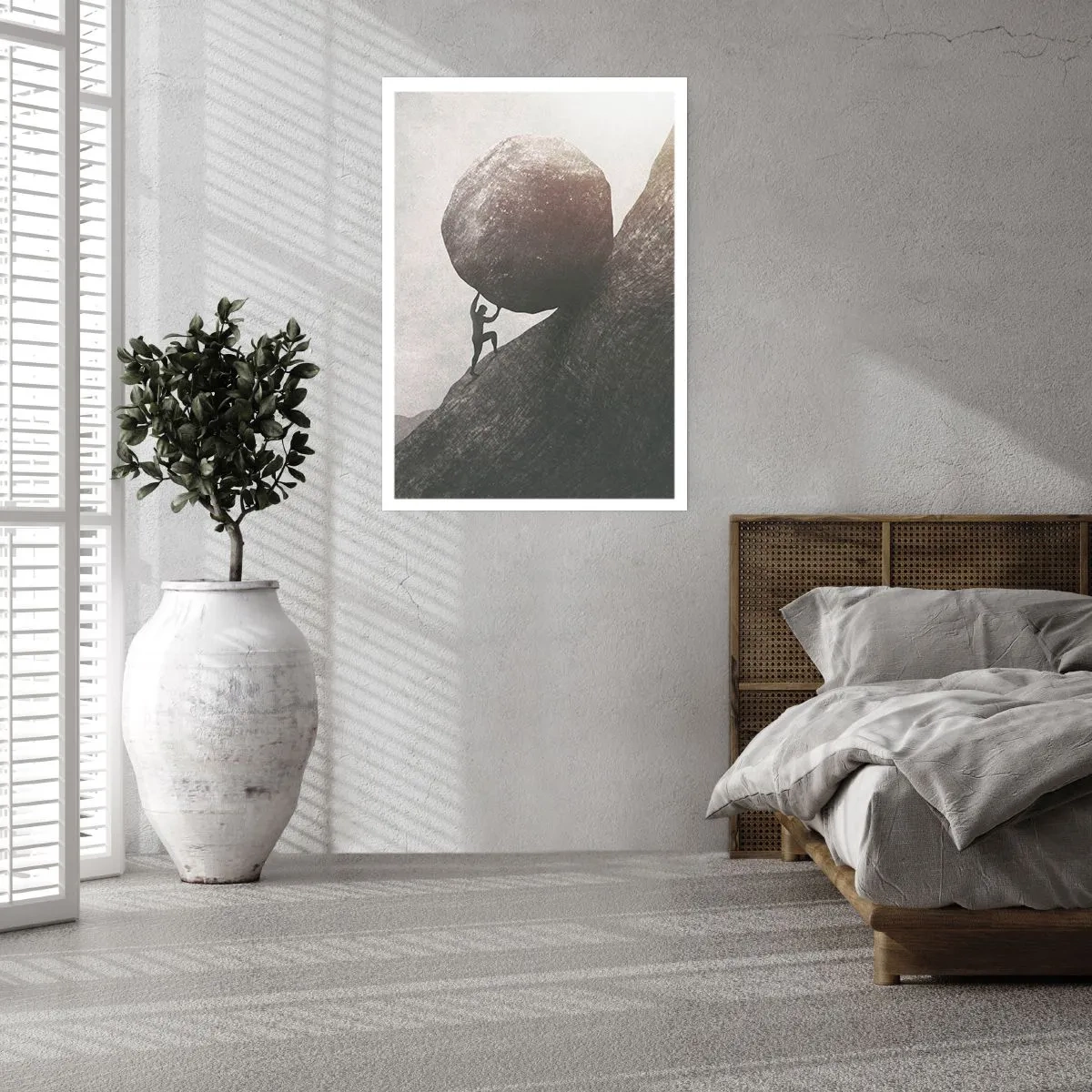 Poster - Ik geloof tegen alle hoop in - 40x50 cm