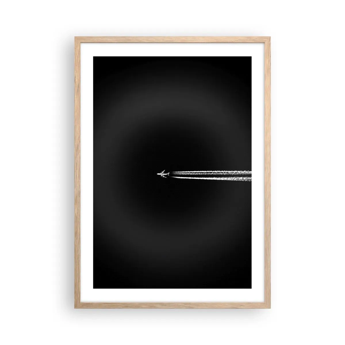 Een poster in een licht eiken lijst - Naar een andere dimensie - 50x70 cm