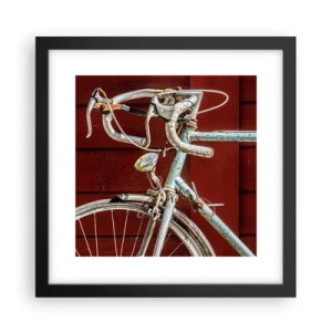 Poster in een zwarte lijst - Gecreëerd om te winnen - 30x30 cm