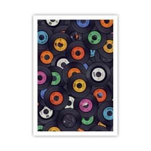 Poster - De kleuren van de klassiekers - 70x100 cm