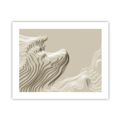 Poster - Kunst topografie - 50x40 cm